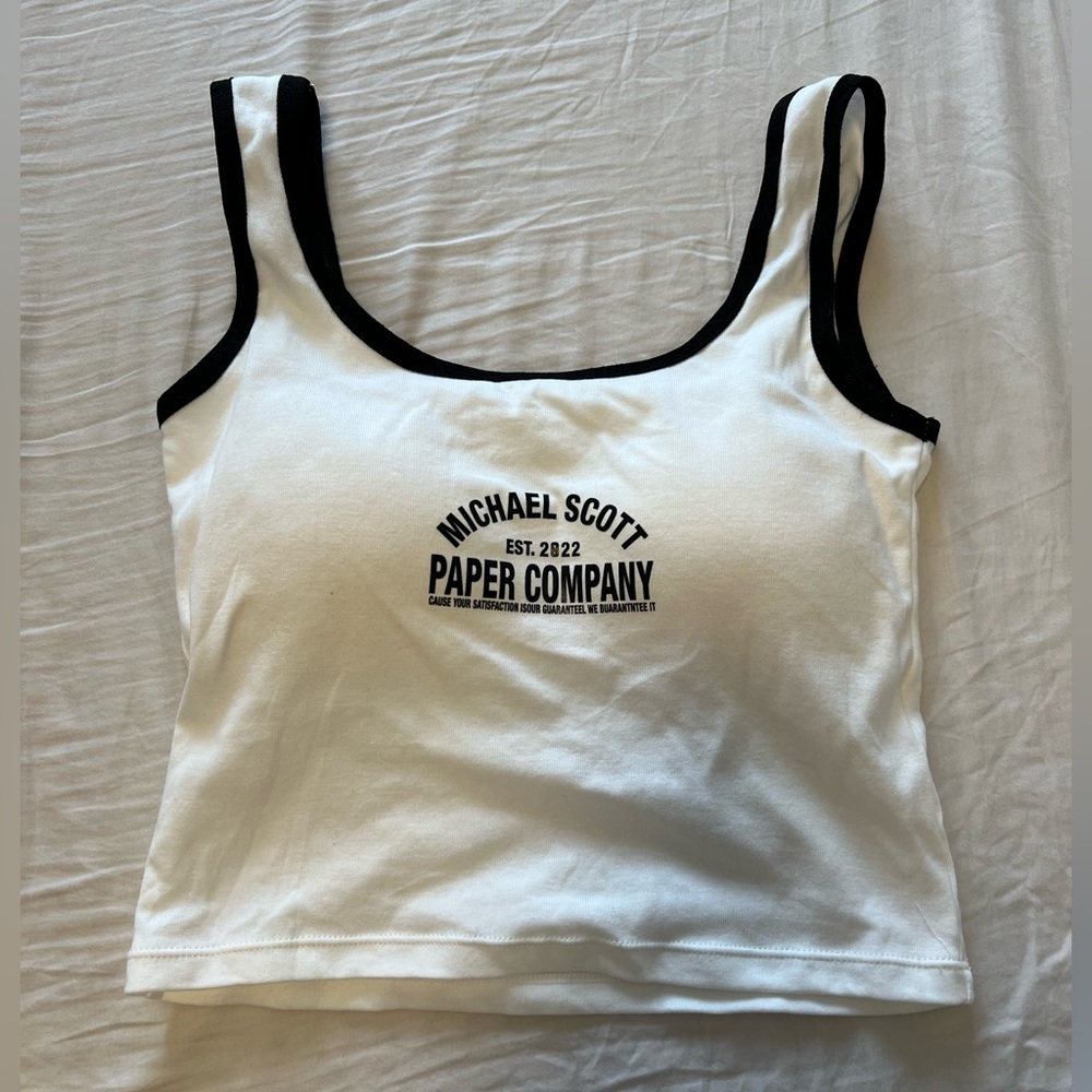 Cropped tank top with padding size XS